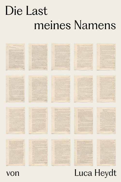 The Weight Of My Name poster