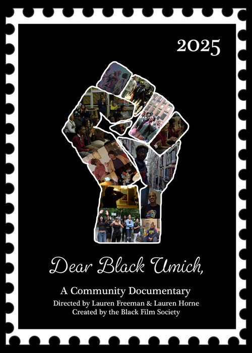 Dear Black Umich, poster