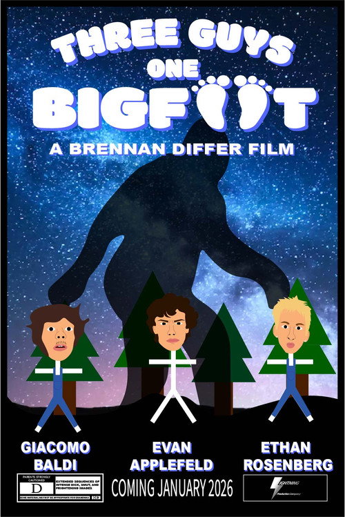 Three Guys, One Bigfoot poster