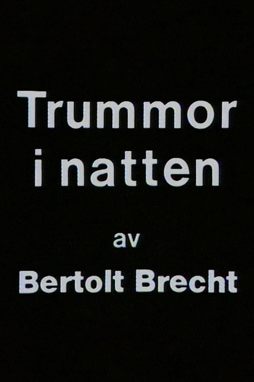 Trummor i natten poster