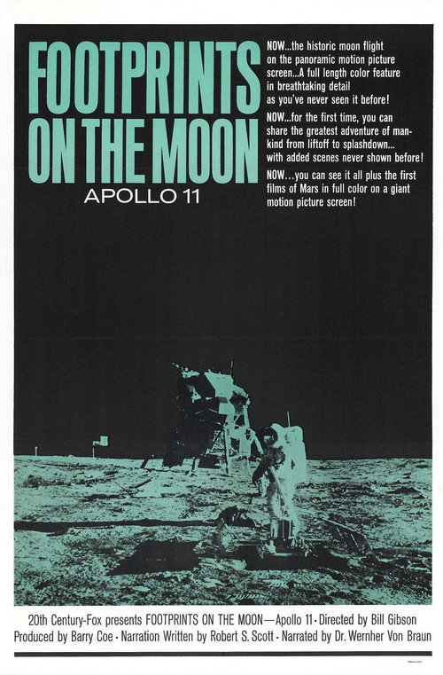 Footprints on the Moon poster