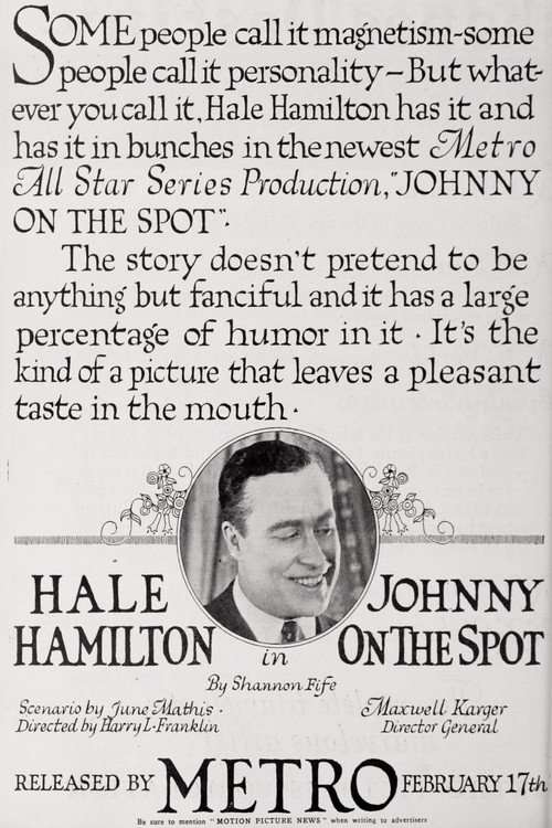 Johnny-on-the-Spot poster