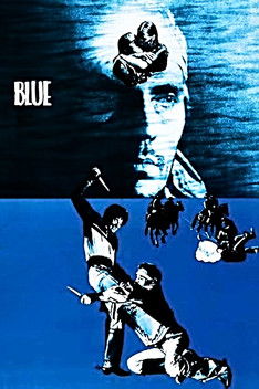 Blue poster