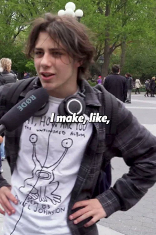 Meet The Most Based NYU Student poster