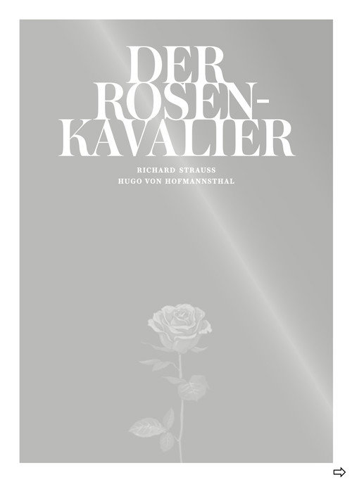 Der Rosenkavalier - Staatsoper Berlin poster