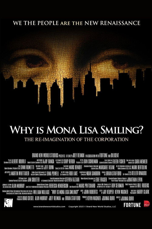 Why Is Mona Lisa Smiling? The Reimagination of the Corporation poster