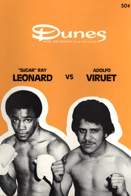 Sugar Ray Leonard vs. Adolfo Viruet poster