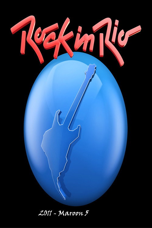 Maroon 5 - Rock in Rio Brasil poster
