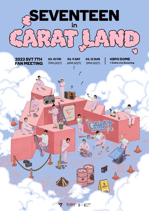 SEVENTEEN in CARAT LAND poster