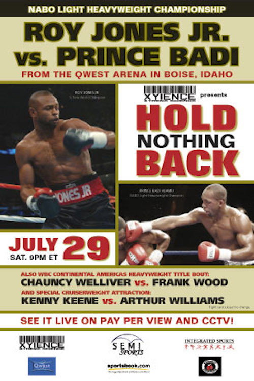 Roy Jones Jr vs. Prince Badi Ajamu poster