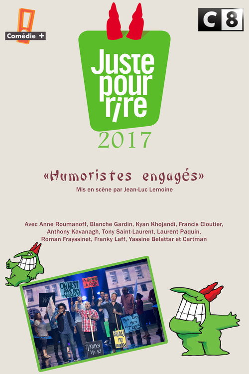 Humoristes engagés : juste pour rire ! poster