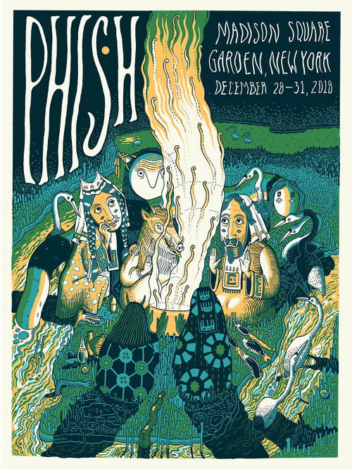 Phish 2018-12-31 Madison Square Garden, New York, NY poster
