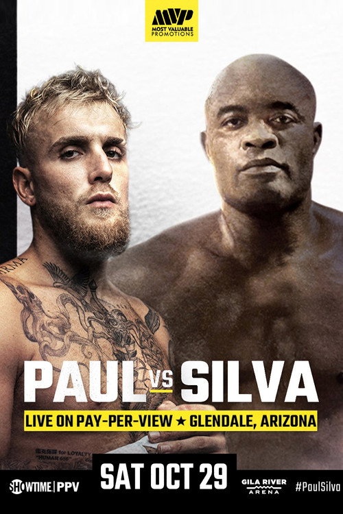 Jake Paul vs. Anderson Silva poster