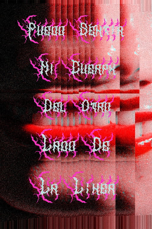 Puedo sentir mi cuerpx del otro lado de la línea poster
