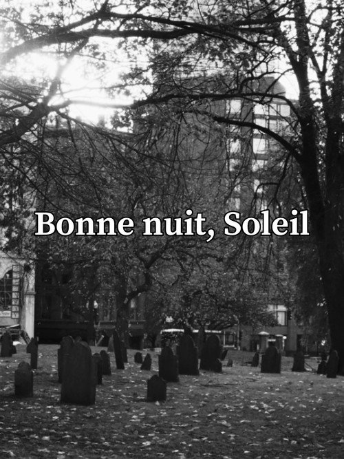 Goodnight, Soleil poster