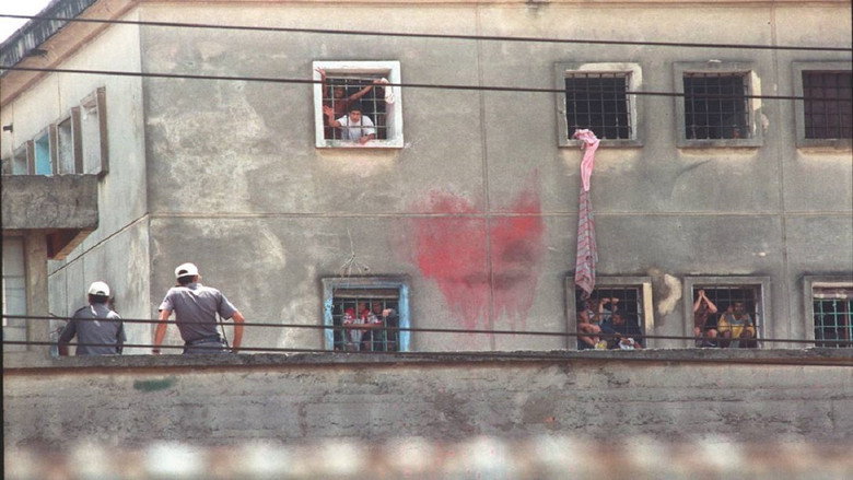 God and Devil on Top of the Wall still 1