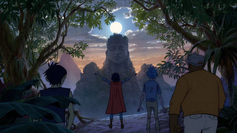 Gorillaz Present: The Mountain, The Moon Cave and The Sad God still 3