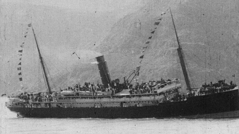 Departure of the British Antarctic Expedition from Lyttelton, New Zealand, 1st January, 1908. still 3