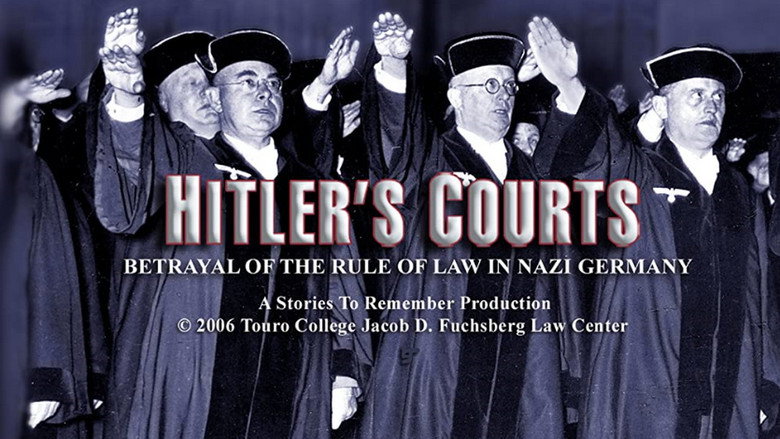 Hitlers Courts - Betrayal of the rule of Law in Nazi Germany still 1