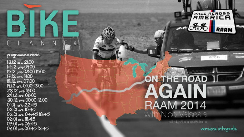 Nico Valsesia - On The Road Again - RAAM 2014 still 2